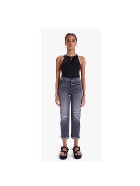MOTHER The Scrapper Cuff Ankle Fray